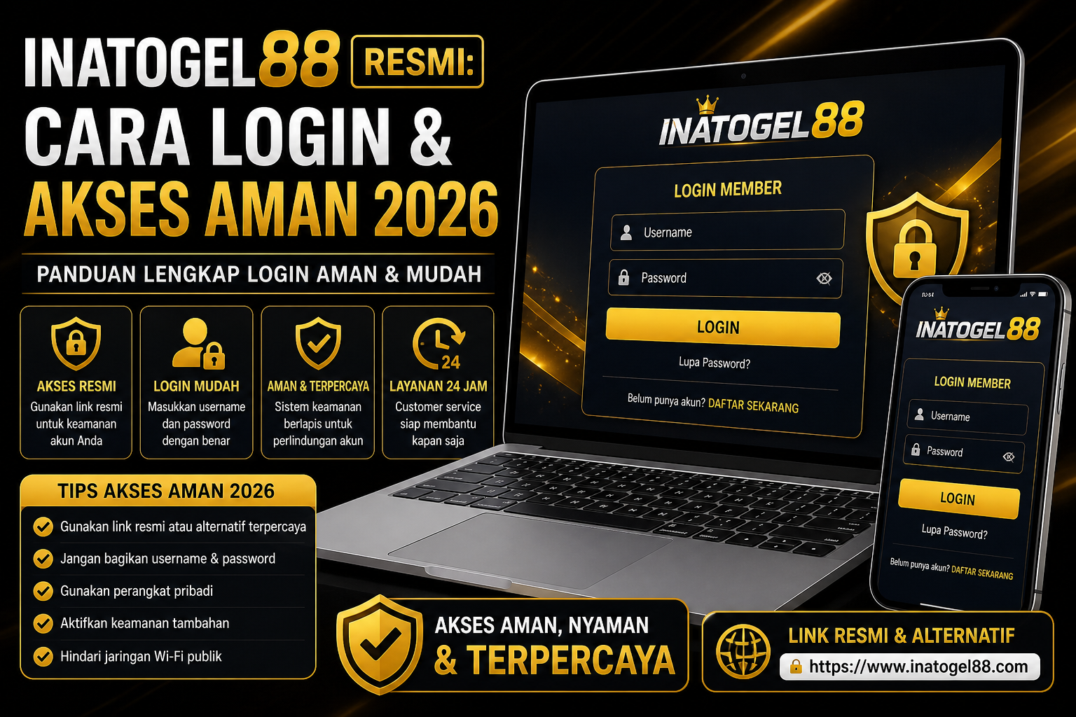 Inatogel88 Resmi: Cara Login & Akses Aman 2026